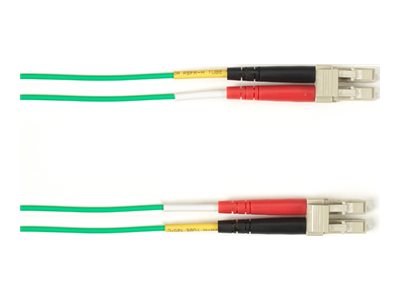 Black Box - Patch cable - LC single-mode (M) to LC single-mode (M) - 0.61 m - fiber optic - 9 / 125 micron - OS2 - OFNP - plenum FOCMPSM-LCLC-GN-2
