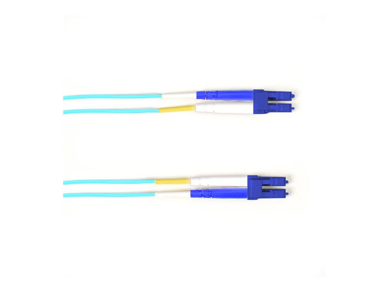 Black Box - Patch cable - LC single-mode (M) to LC single-mode (M) - 5 m - fiber optic - duplex - 9 micron - aqua FOCMRSM-LCLC-AQ-1.64