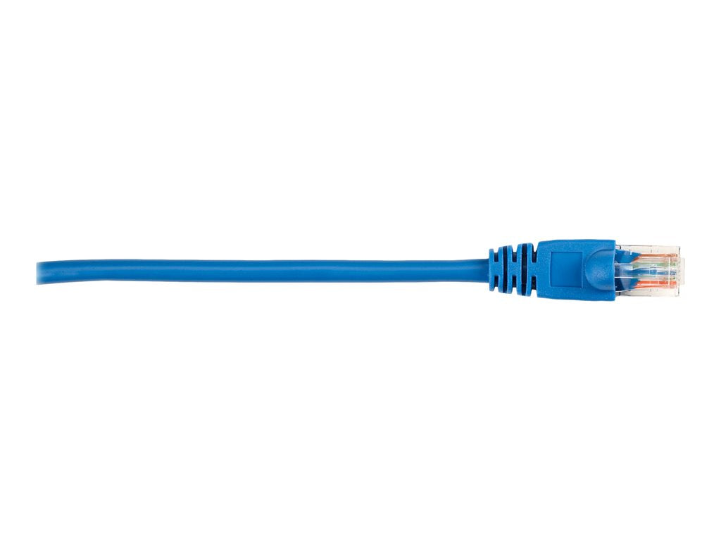 Black Box - Patch cable - RJ-45 (M) to RJ-45 (M) - 1 ft - UTP - CAT 5e - molded, snagless, stranded - blue (pack of 10)