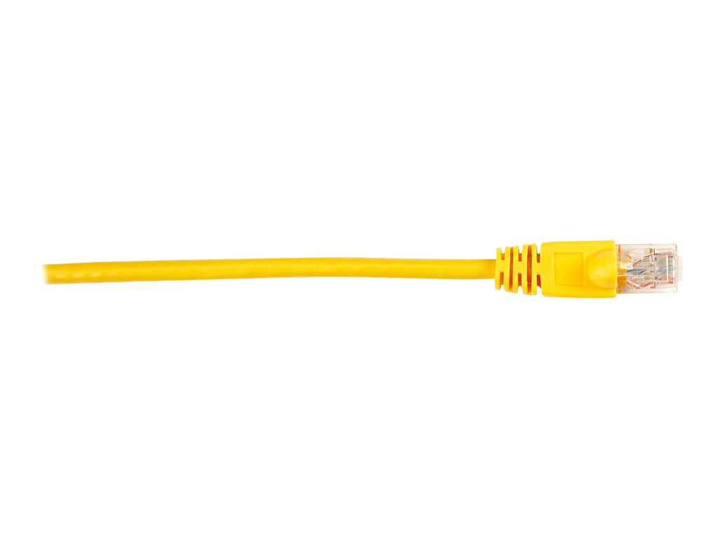 Black Box - Patch cable - RJ-45 (M) to RJ-45 (M) - 1 ft - UTP - CAT 6 - molded, snagless, stranded - yellow (pack of 5)