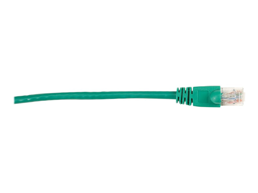 Black Box - Patch cable - RJ-45 (M) to RJ-45 (M) - 15 ft - UTP - CAT 6 - molded, snagless, stranded - green (pack of 25)