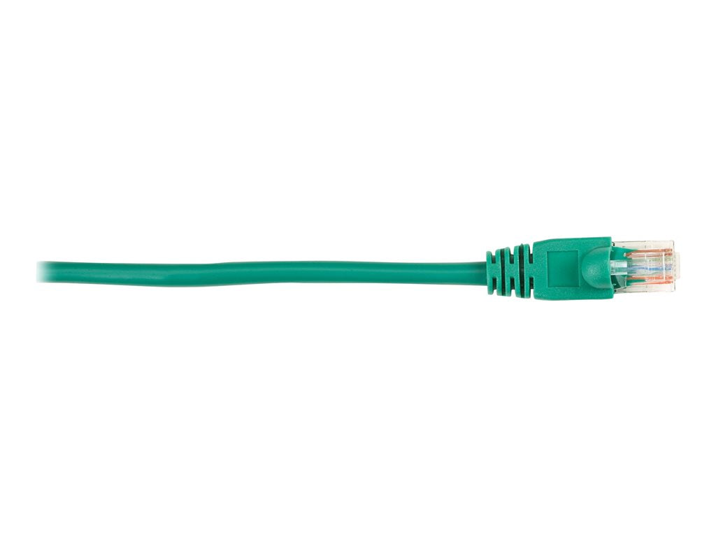 Black Box - Patch cable - RJ-45 (M) to RJ-45 (M) - 19.7 ft - UTP - CAT 5e - molded, snagless, stranded - green (pack of