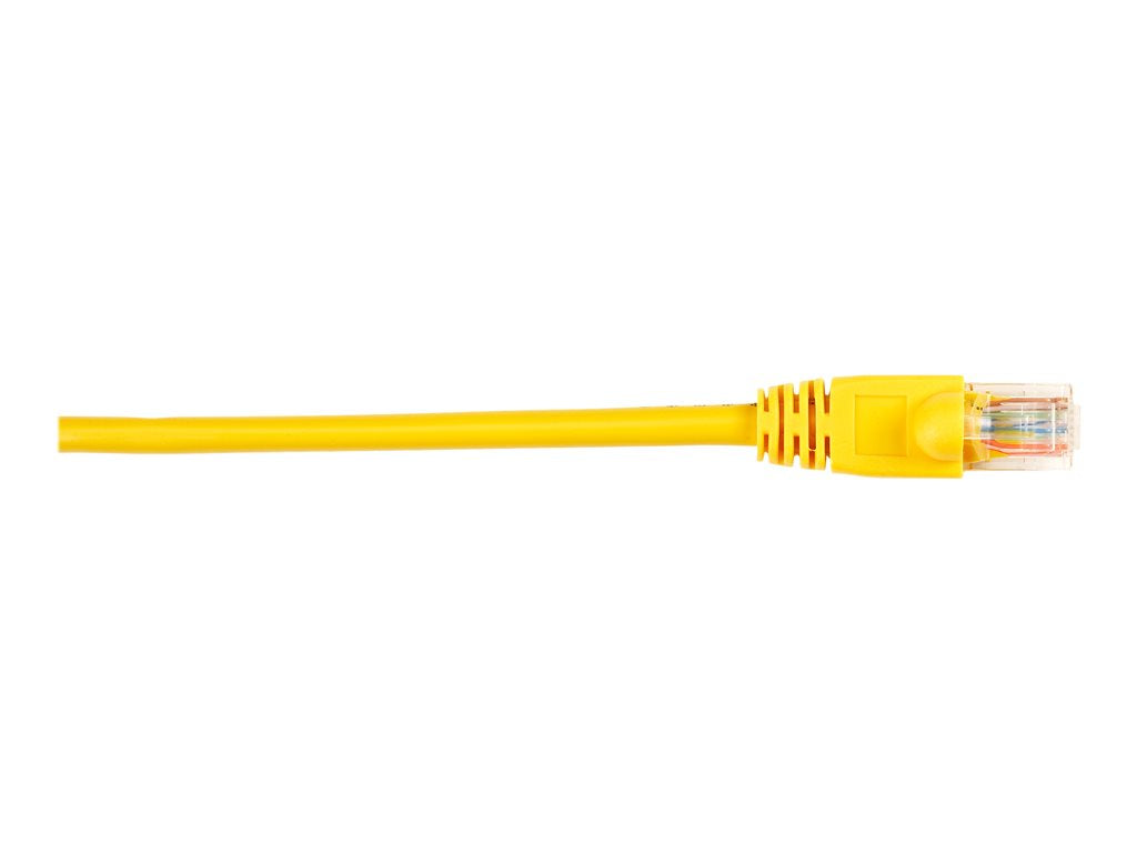 Black Box - Patch cable - RJ-45 (M) to RJ-45 (M) - 19.7 ft - UTP - CAT 5e - molded, snagless, stranded - yellow (pack of