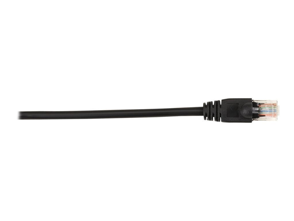 Black Box - Patch cable - RJ-45 (M) to RJ-45 (M) - 19.7 ft - UTP - CAT 6 - molded, snagless, stranded - black (pack of