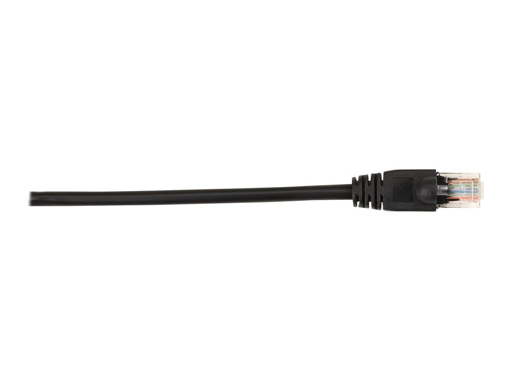 Black Box - Patch cable - RJ-45 (M) to RJ-45 (M) - 19.7 ft - UTP - CAT 6 - molded, snagless, stranded - black (pack of