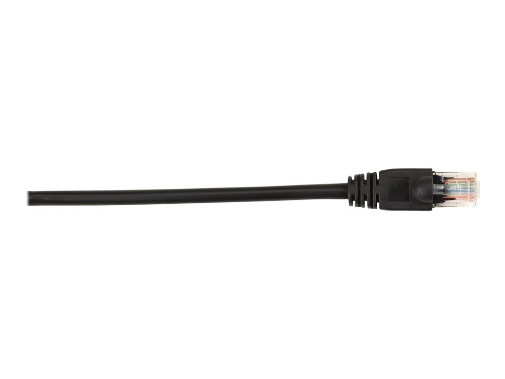 Black Box - Patch cable - RJ-45 (M) to RJ-45 (M) - 19.7 ft - UTP - CAT 6 - molded, snagless, stranded - black (pack of