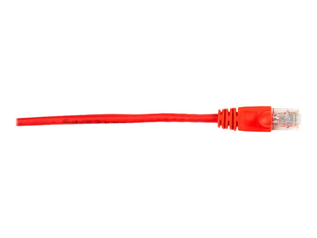 Black Box - Patch cable - RJ-45 (M) to RJ-45 (M) - 19.7 ft - UTP - CAT 6 - molded, snagless, stranded - red (pack of 5)