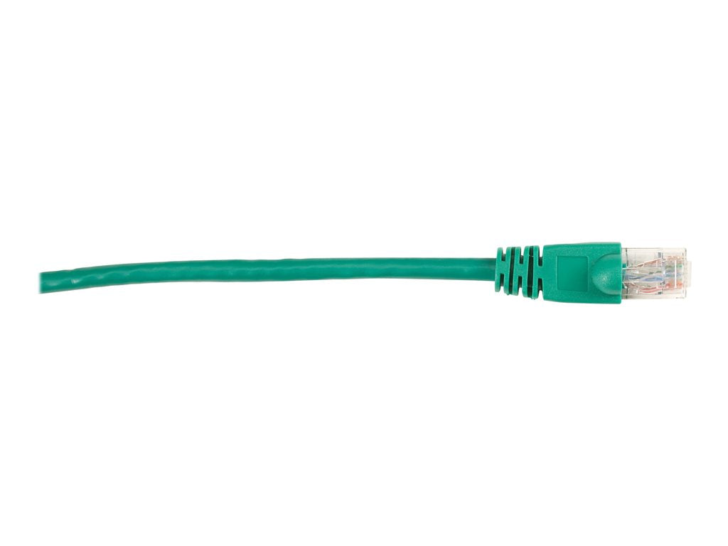 Black Box - Patch cable - RJ-45 (M) to RJ-45 (M) - 2 ft - UTP - CAT 6 - molded, snagless, stranded - green (pack of 10)