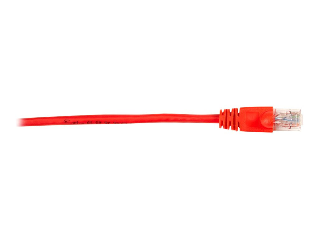 Black Box - Patch cable - RJ-45 (M) to RJ-45 (M) - 2 ft - UTP - CAT 6 - molded, snagless, stranded - red (pack of 10)