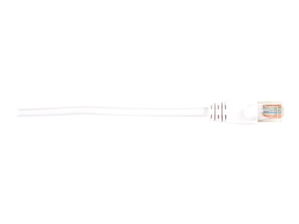 Black Box - Patch cable - RJ-45 (M) to RJ-45 (M) - 2 ft - UTP - CAT 6 - molded, snagless, stranded - white (pack of 25)