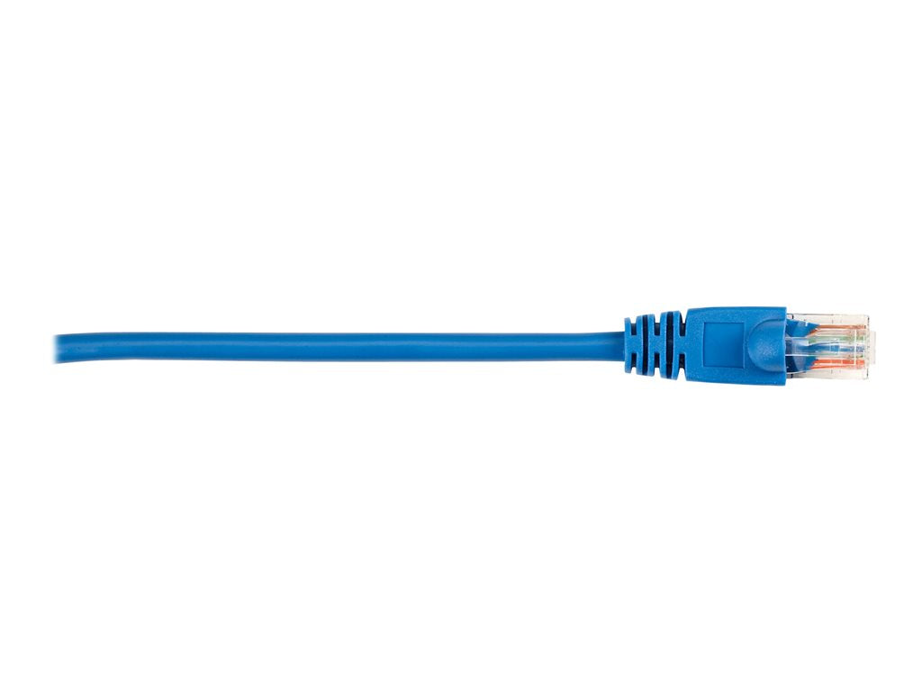 Black Box - Patch cable - RJ-45 (M) to RJ-45 (M) - 25 ft - UTP - CAT 5e - molded, snagless, stranded - blue (pack of 5)