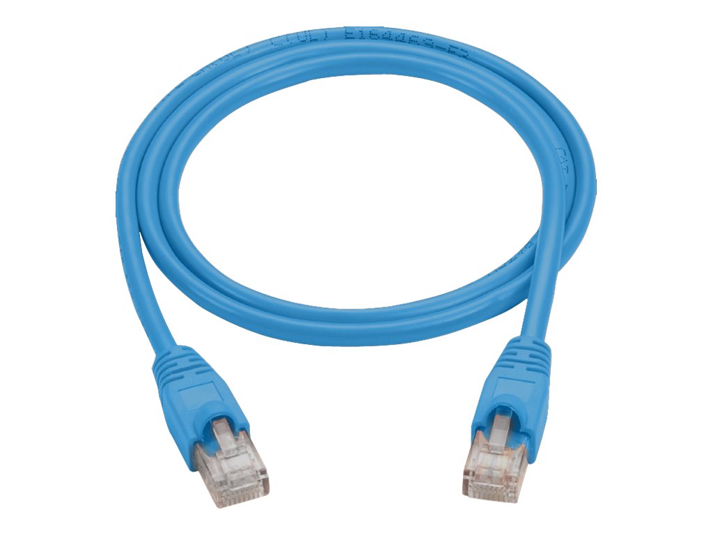 Black Box - Patch cable - RJ-45 (M) to RJ-45 (M) - 25 ft - UTP - CAT 5e - molded, snagless, stranded - blue (pack of 5)