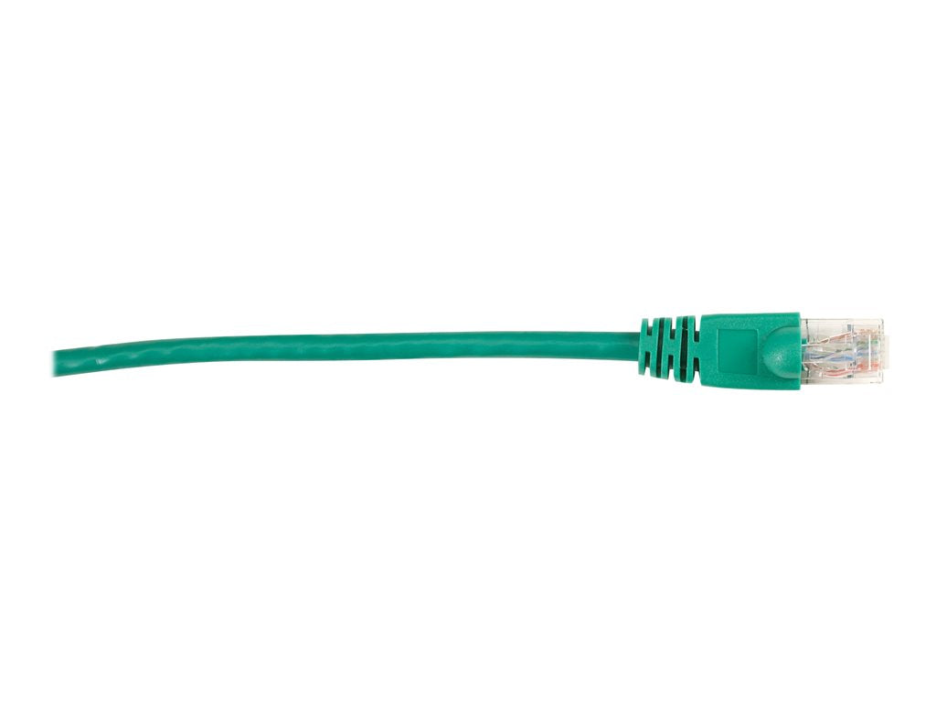 Black Box - Patch cable - RJ-45 (M) to RJ-45 (M) - 25 ft - UTP - CAT 6 - molded, snagless, stranded - green (pack of 25)