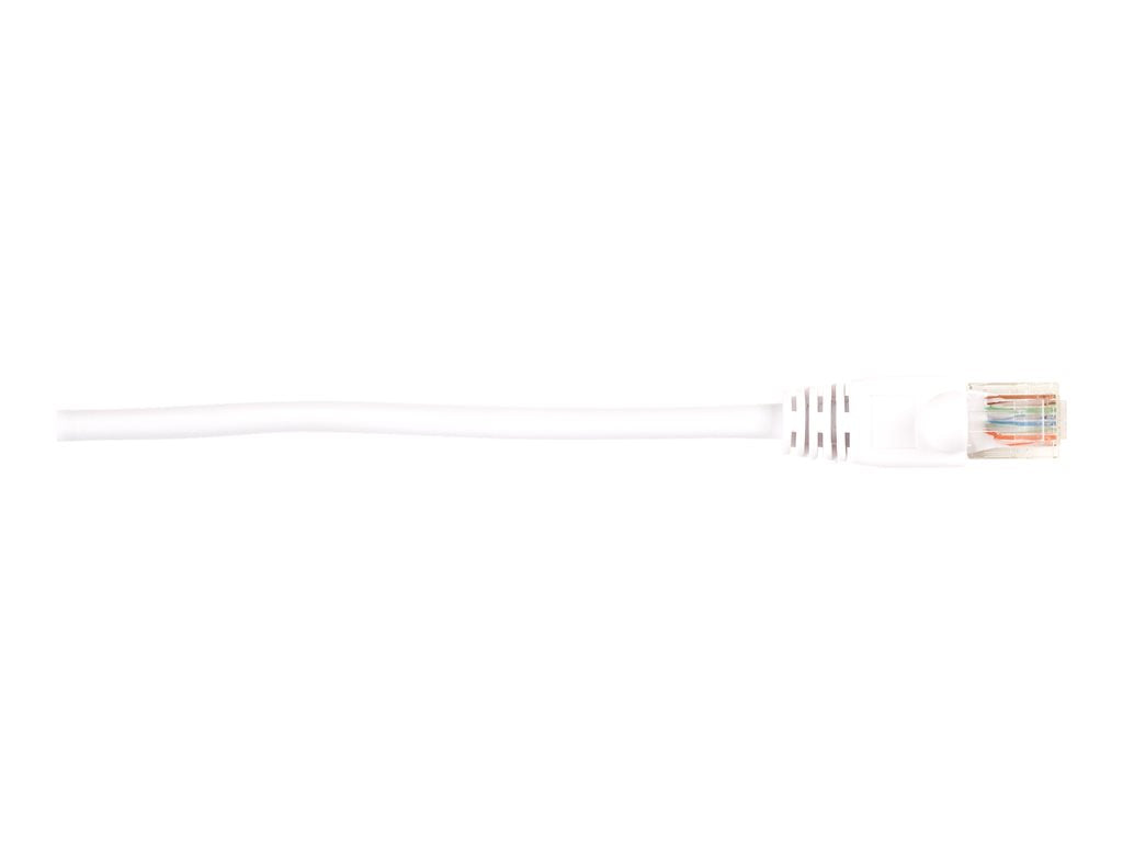 Black Box - Patch cable - RJ-45 (M) to RJ-45 (M) - 25 ft - UTP - CAT 6 - molded, snagless, stranded - white (pack of 10)