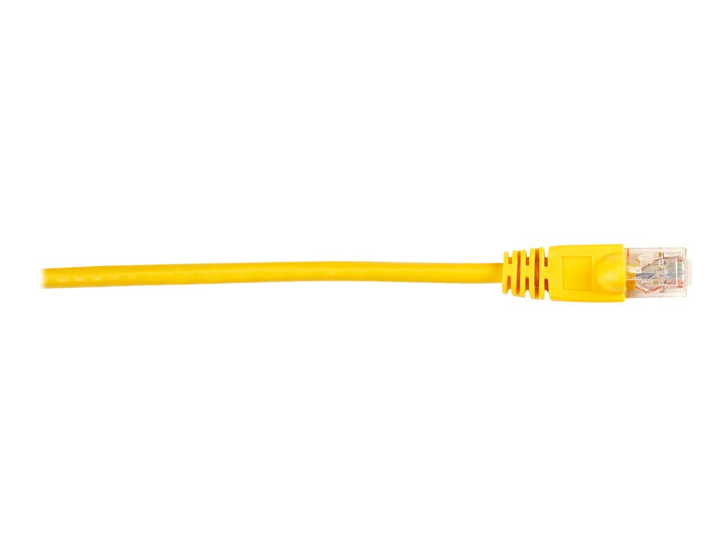 Black Box - Patch cable - RJ-45 (M) to RJ-45 (M) - 25 ft - UTP - CAT 6 - molded, snagless, stranded - yellow (pack of