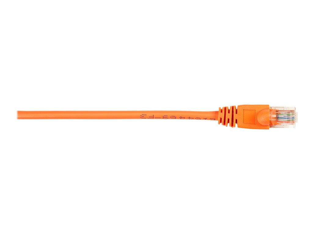 Black Box - Patch cable - RJ-45 (M) to RJ-45 (M) - 3 ft - UTP - CAT 6 - molded, snagless, stranded - orange (pack of 10)