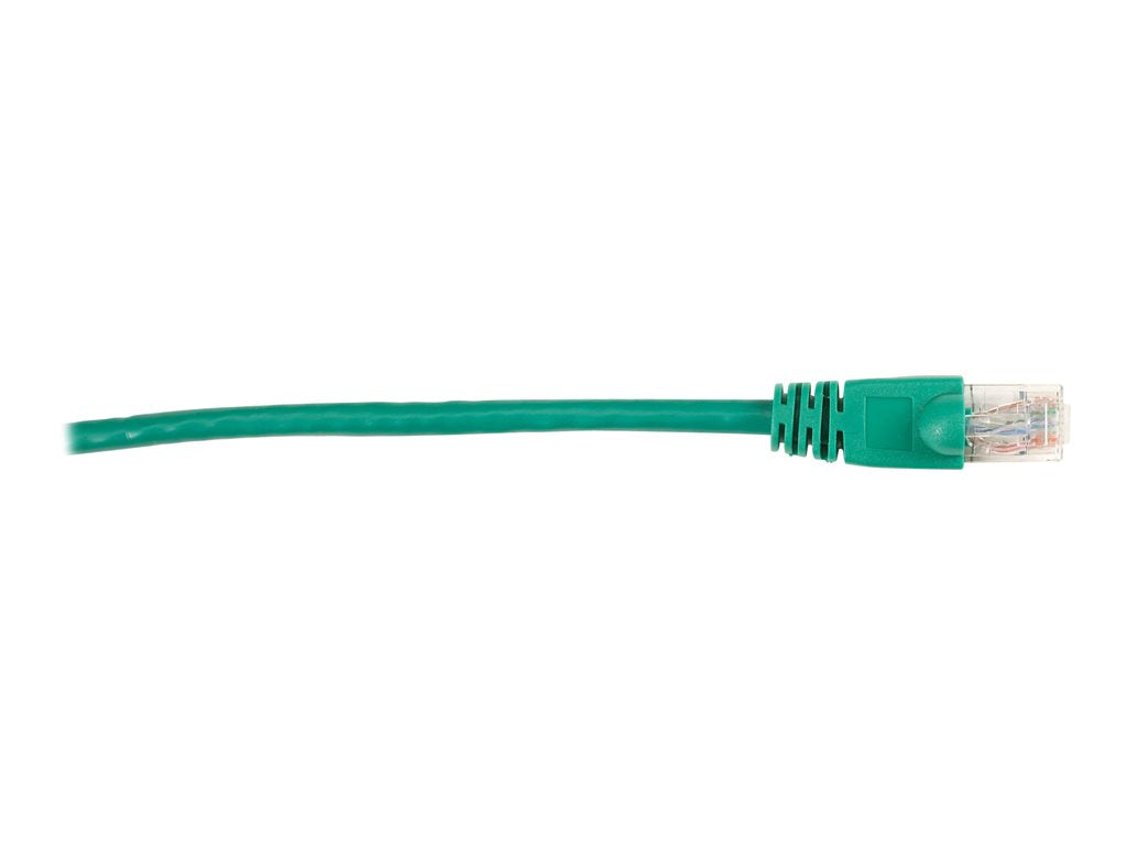 Black Box - Patch cable - RJ-45 (M) to RJ-45 (M) - 5 ft - UTP - CAT 6 - molded, snagless, stranded - green (pack of 5)