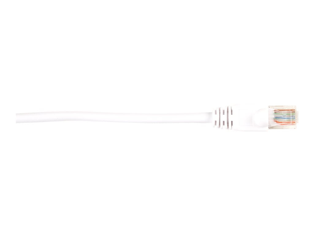 Black Box - Patch cable - RJ-45 (M) to RJ-45 (M) - 6 ft - UTP - CAT 5e - molded, snagless, stranded - white (pack of 10)
