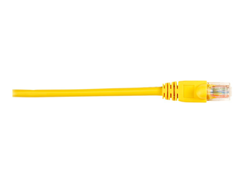 Black Box - Patch cable - RJ-45 (M) to RJ-45 (M) - 6 ft - UTP - CAT 5e - molded, snagless, stranded - yellow (pack of 5)