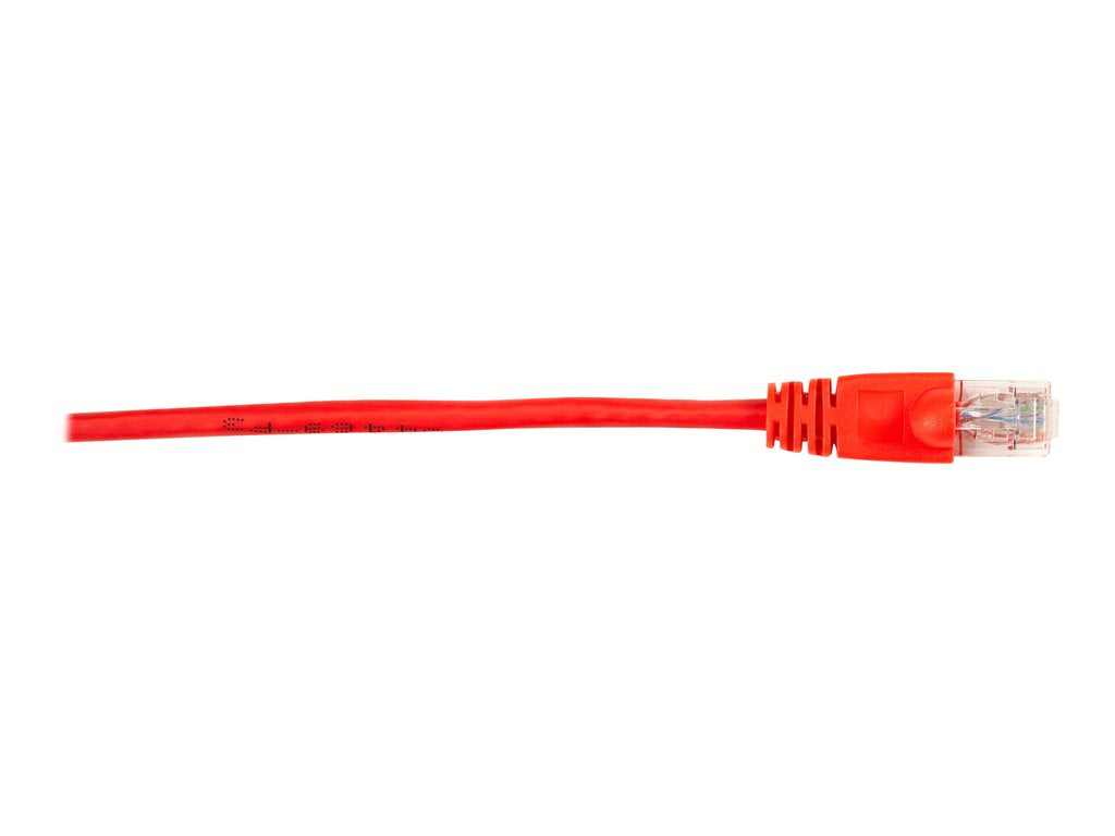 Black Box - Patch cable - RJ-45 (M) to RJ-45 (M) - 6 ft - UTP - CAT 6 - molded, snagless, stranded - red (pack of 10)