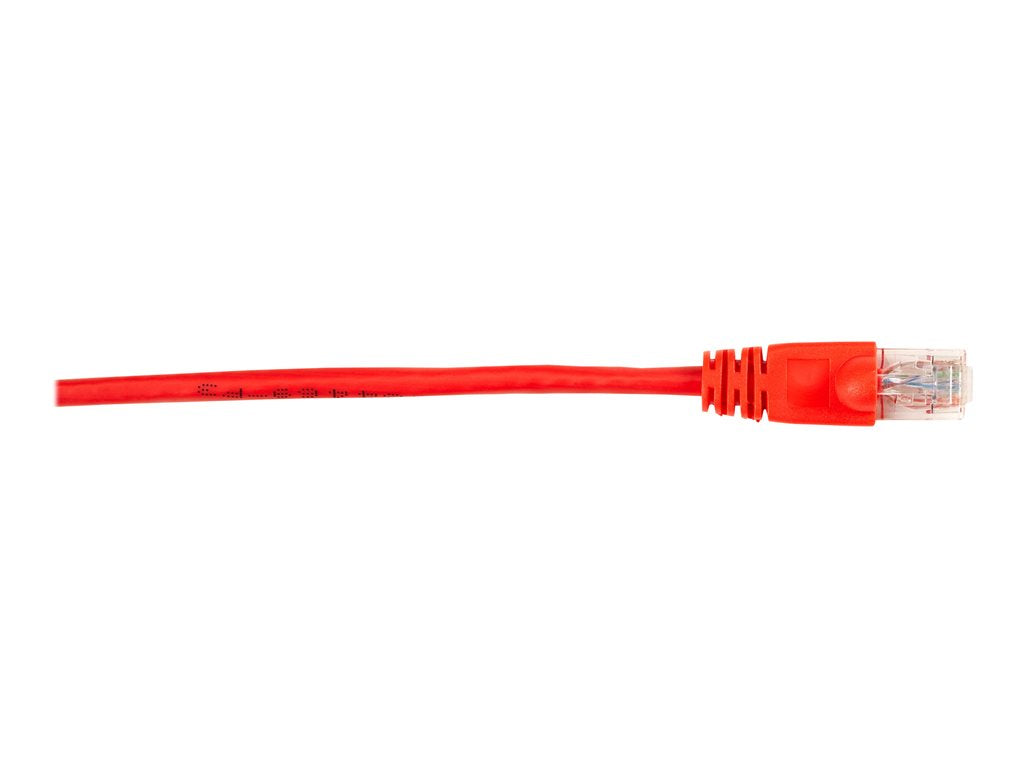 Black Box - Patch cable - RJ-45 (M) to RJ-45 (M) - 7 ft - UTP - CAT 6 - molded, snagless, stranded - red (pack of 25)