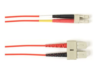 Black Box - Patch cable - SC multi-mode (M) to LC multi-mode (M) - 3.05 m - fiber optic - duplex - 50 / 125 micron - OM4