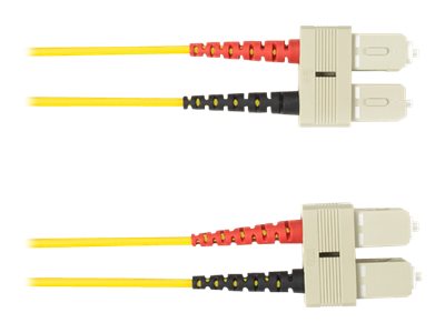 Black Box - Patch cable - SC multi-mode (M) to SC multi-mode (M) - 3 m - fiber optic - 50 / 125 micron - yellow
