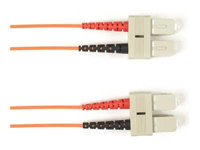Black Box - Patch cable - SC multi-mode (M) to SC multi-mode (M) - 7.92 m - fiber optic - 62.5 / 125 micron - OM1 - OFNR