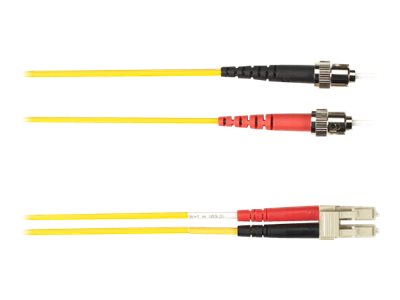 Black Box - Patch cable - ST multi-mode (M) to LC multi-mode (M) - 5 m - fiber optic - duplex - yellow