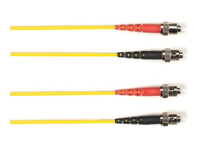 Black Box - Patch cable - ST multi-mode (M) to SC multi-mode (M) - 20.12 m - fiber optic - 9 / 125 micron - OS2 - OFNR - riser FOCMRSM-STLC-YL-66