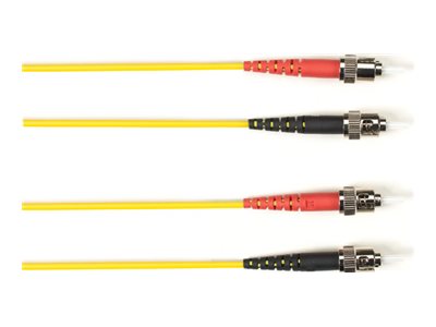 Black Box - Patch cable - ST multi-mode (M) to ST multi-mode (M) - 1.22 m - fiber optic - 62.5 / 125 micron - OM1 - halogen-free FOLZH62-STST-WH-4