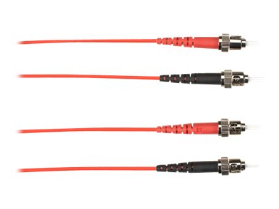 Black Box - Patch cable - ST multi-mode (M) to ST multi-mode (M) - 6 m - fiber optic - 62.5 / 125 micron - red