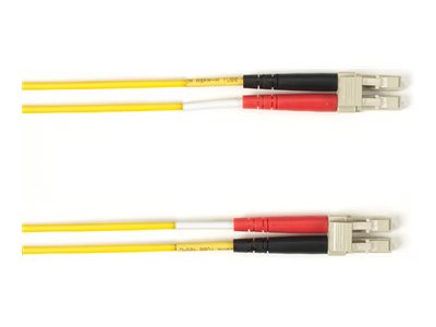 Black Box - Patch cable - TAA Compliant - LC multi-mode (M) to LC multi-mode (M) - 1.52 m - fiber optic - 50 / 125 micron - OM4 FOCMRM4-LCLC-YL-5