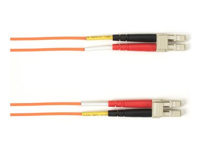 Black Box - Patch cable - TAA Compliant - LC multi-mode (M) to LC multi-mode (M) - 68.6 m - fiber optic - 50 / 125 micron - OM3 FOCMR10-LCLC-OR-225