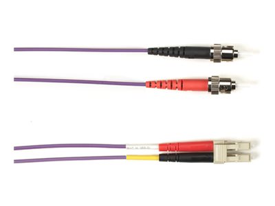 Black Box - Patch cable - TAA Compliant - ST multi-mode (M) to LC multi-mode (M) - 46.02 m - fiber optic - duplex - 50 /