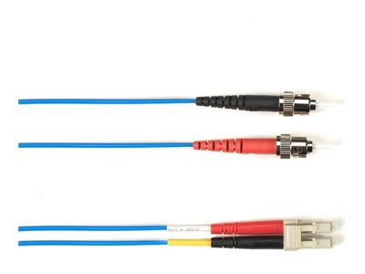 Black Box - Patch cable - TAA Compliant - ST multi-mode (M) to LC multi-mode (M) - 5.18 m - fiber optic - duplex - 62.5 / 125 FOLZH62-STLC-BL-17