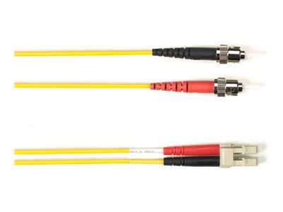 Black Box - Patch cable - TAA Compliant - ST single-mode (M) to LC single-mode (M) - 10.1 m - fiber optic - 9 / 125 micron - FOCMRSM-STLC-YL-33