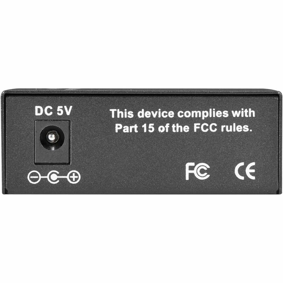Black Box Pure Networking Transceiver Media Converter - 1 x Network (RJ-45) - 1 x SC