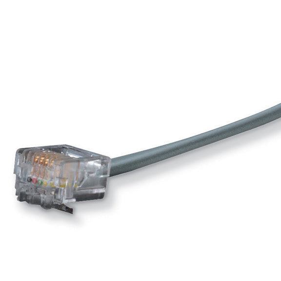 Black Box RJ-11 Modular Cable, 4-Wire, Straight-Pinning, 7-ft. (2.1-m) EL04MS-07