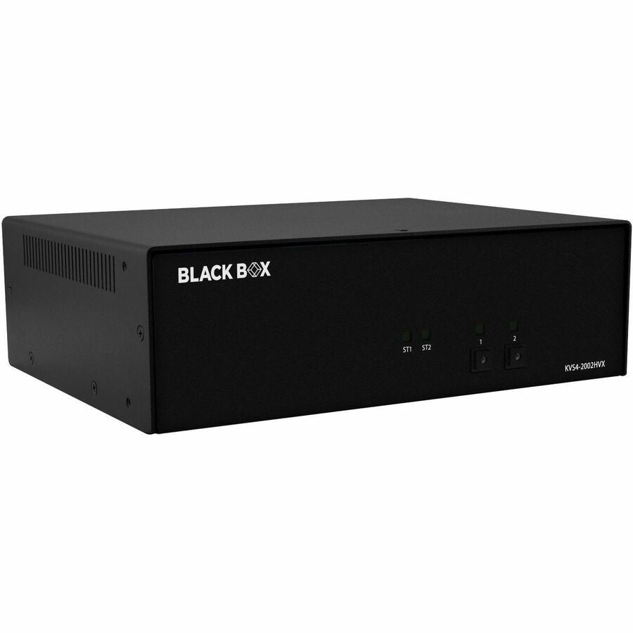 Black Box Secure NIAP 4.0 Certified KVM Switch - FlexPort HDMI/DisplayPortAudio, USB, CAC KVS4-2002HVX