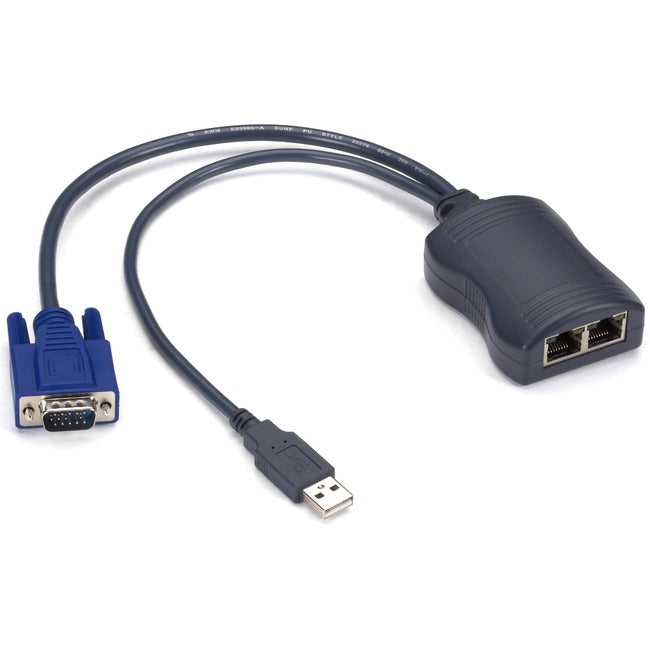 Black Box ServSwitch CX Dual CATx Server Access Module, USB KV1405A