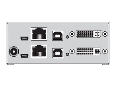 Black Box ServSwitch DKM Transmitters, CATx Single-Link DVI - Video/USB extender - GigE - 1000Base-T - up to 459 ft - for ServSwitch ACX1T-22-C