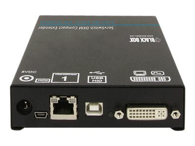 Black Box ServSwitch DKM Transmitters, CATx Single-Link DVI - Video/USB extender - GigE - 1000Base-T - up to 459 ft