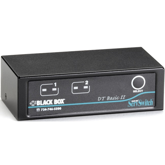 Black Box ServSwitch DT Basic II Kit, 2-Port KV7022A-K