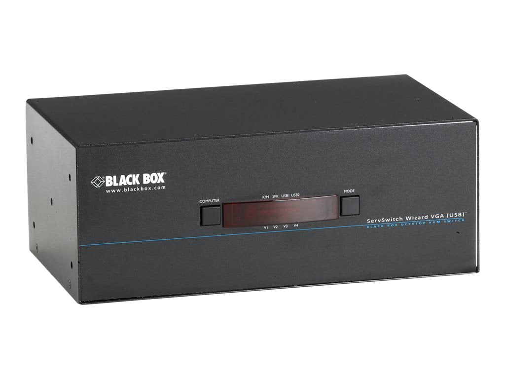 Black Box ServSwitch Wizard - KVM / audio / USB switch - 16 x KVM / audio / USB - 1 local user - desktop