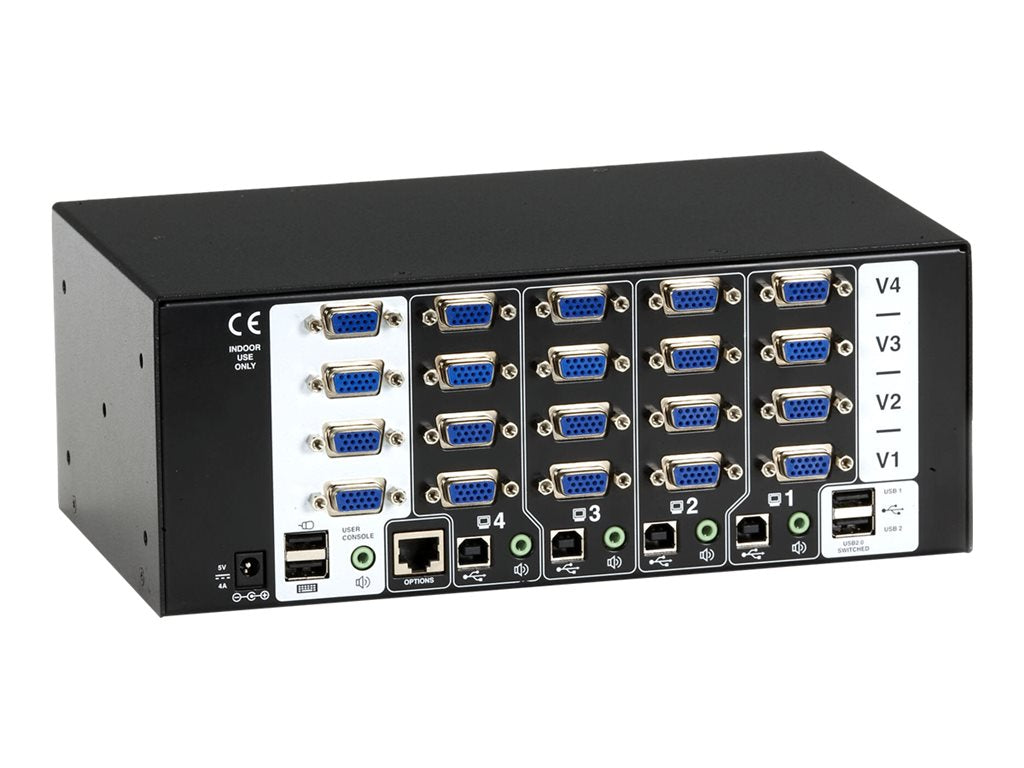Black Box ServSwitch Wizard - KVM / audio / USB switch - 16 x KVM / audio / USB - 1 local user - desktop