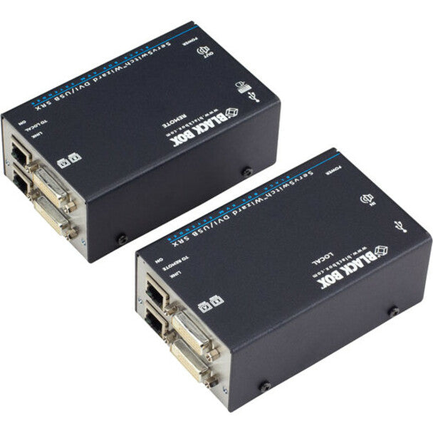 Black Box ServSwitch Wizard SRX DVI-D/USB Extender, Dual-Head ACU5502A-R3