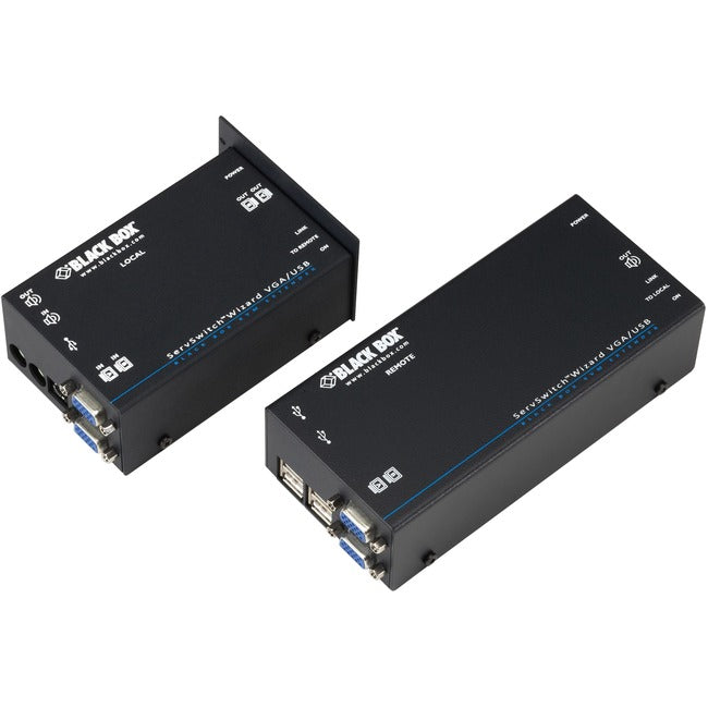 Black Box ServSwitch Wizard USB KVM Extender with Dual-Head VGA and Audio ACU5250A-R2