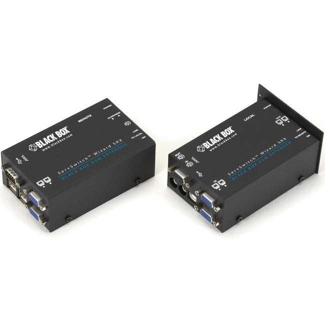 Black Box ServSwitch Wizard USB SRX KVM Extenders, Dual-Video, USB, Audio, and RS-232 ACU5052A