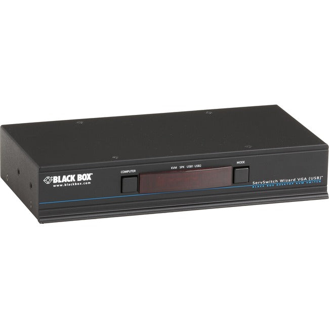 Black Box ServSwitch Wizard VGA, USB, Single-Head Video KV3004A